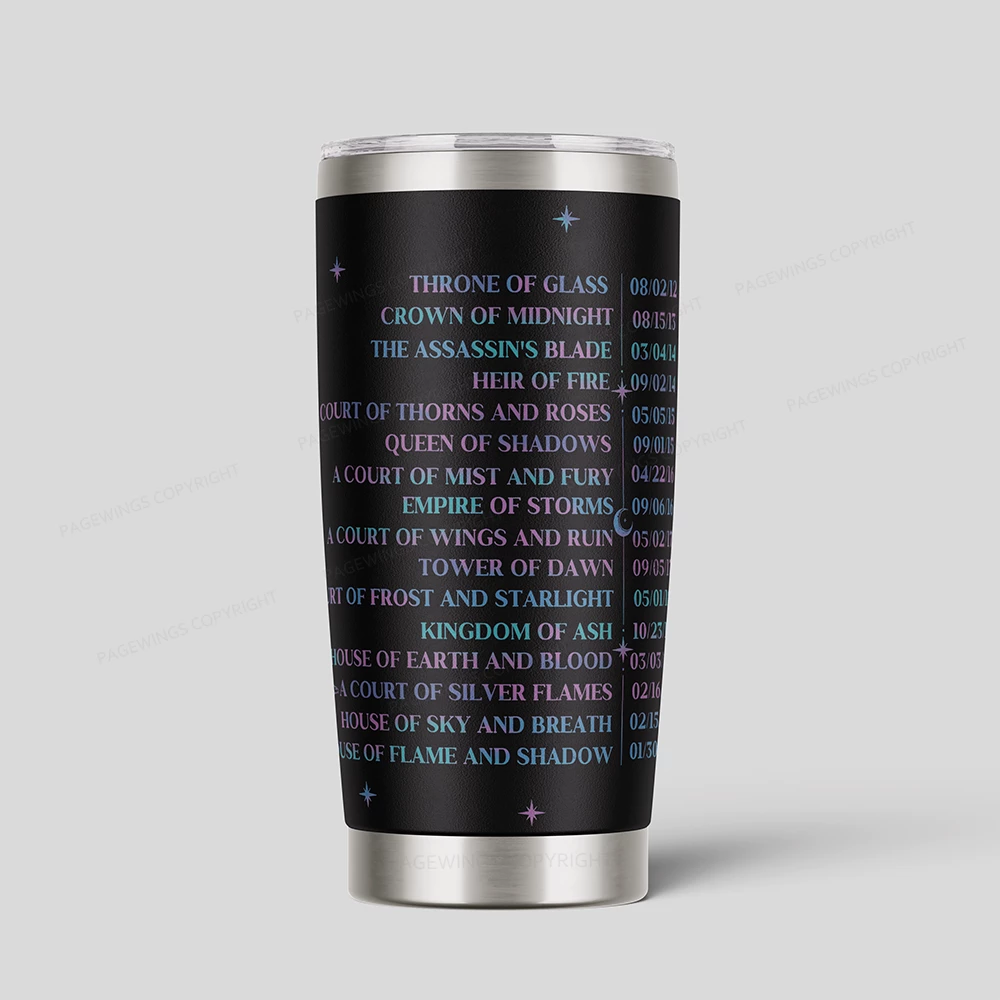 Pagewings Sarah J. Maas World Tour Tumbler