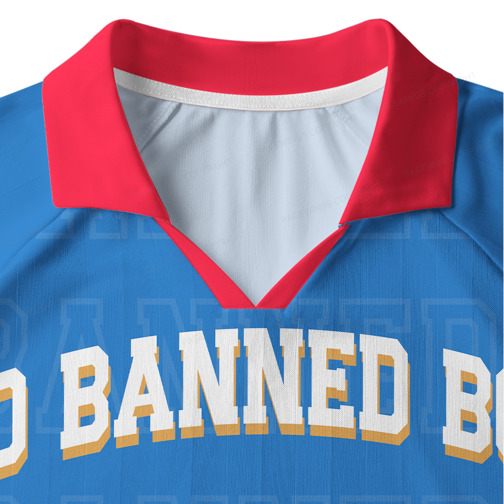 Pagewings Read Banned Books Unisex Long Sleeve Jersey