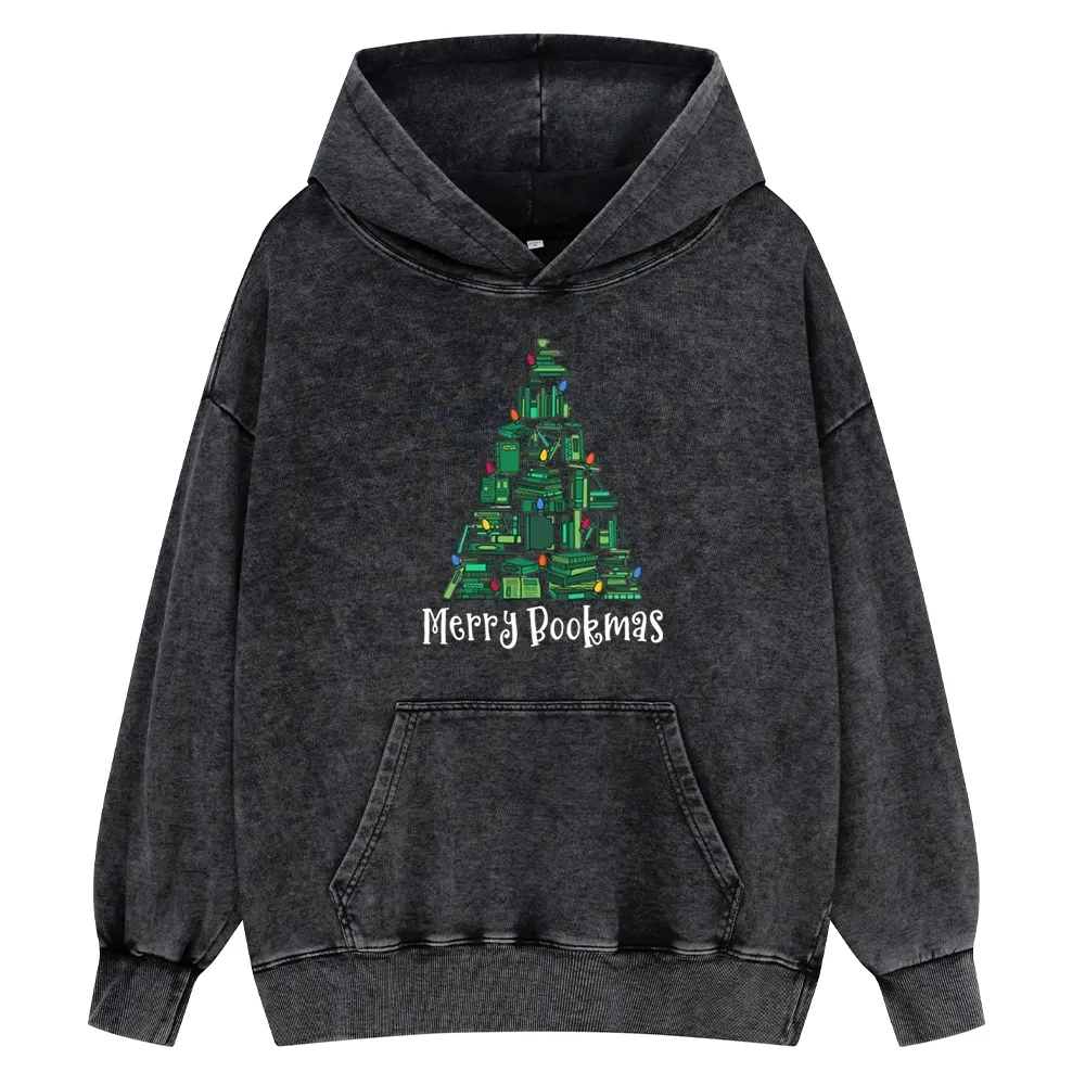 Pagewings Christmas Party Tee Unisex Washed Hoodie
