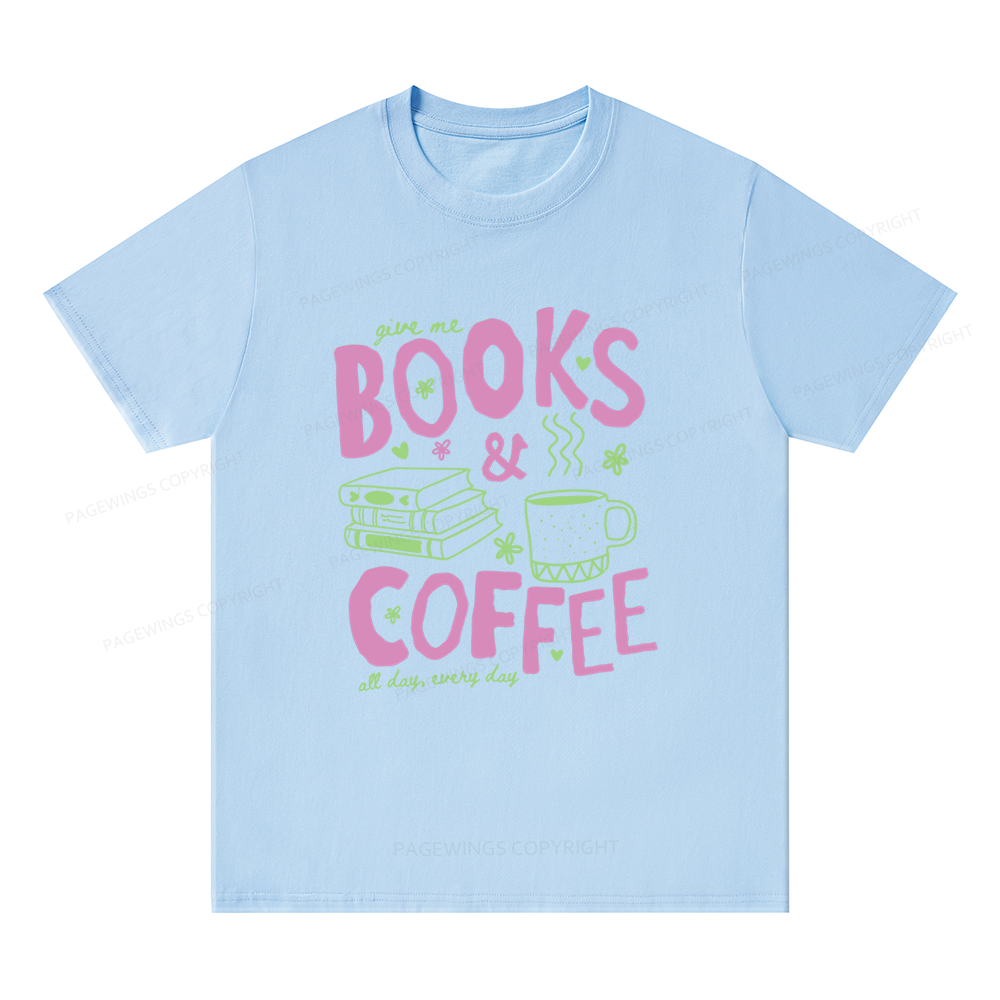 Pagewings Books and Coffee Unisex Classic T-shirt