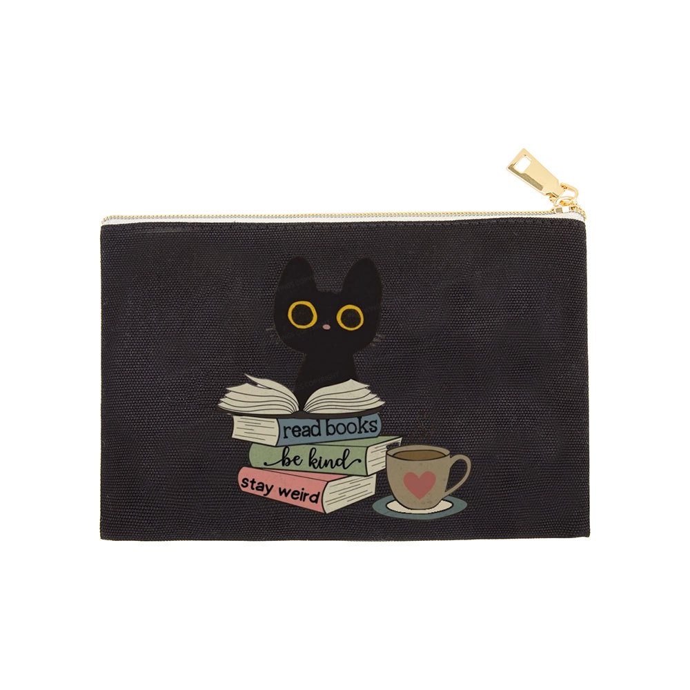 Pagewings Read Books Be Kind Stay Weird Pouch