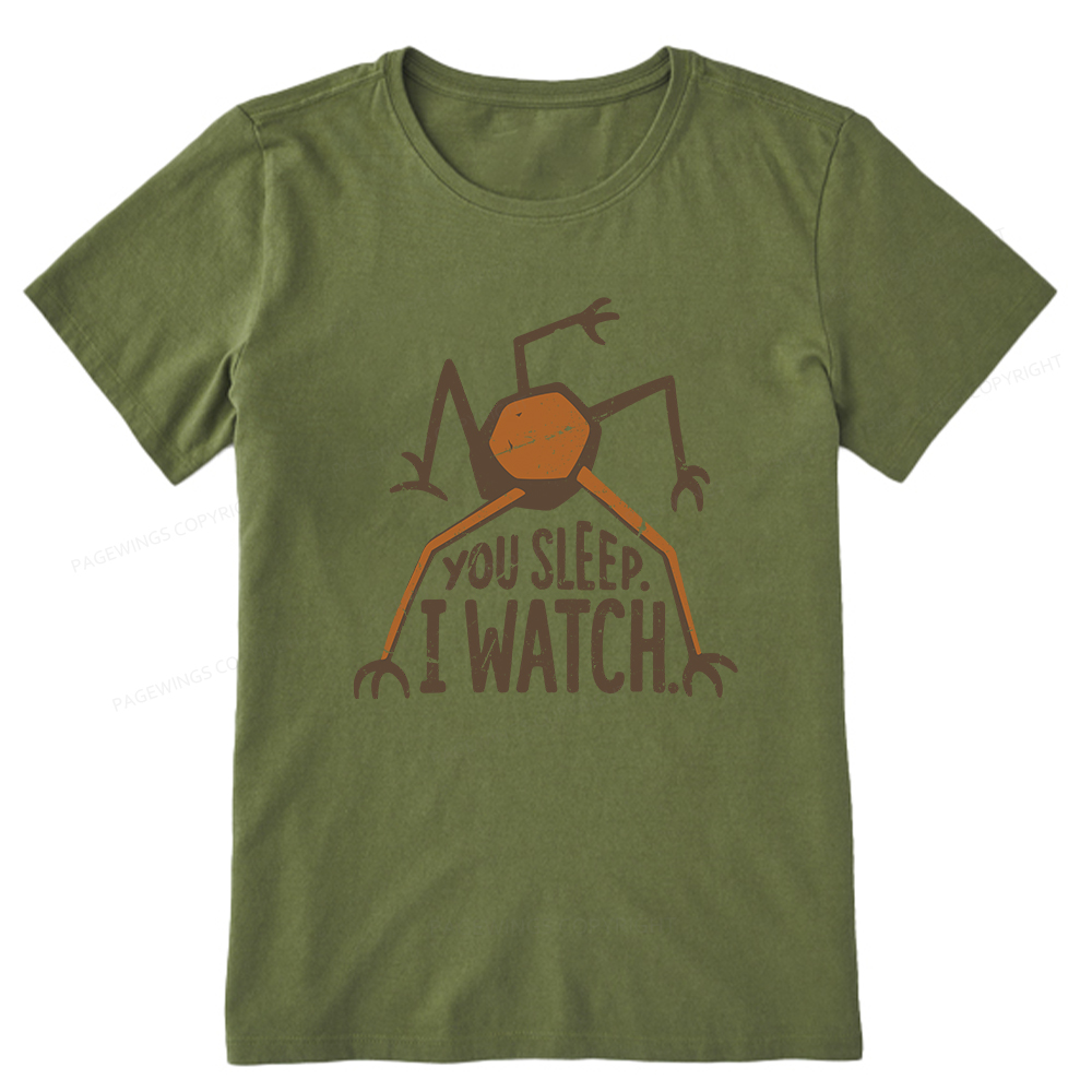 Pagewings You Sleep I Watch Unisex Classic T-shirt