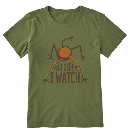 Pagewings You Sleep I Watch Unisex Classic T-shirt