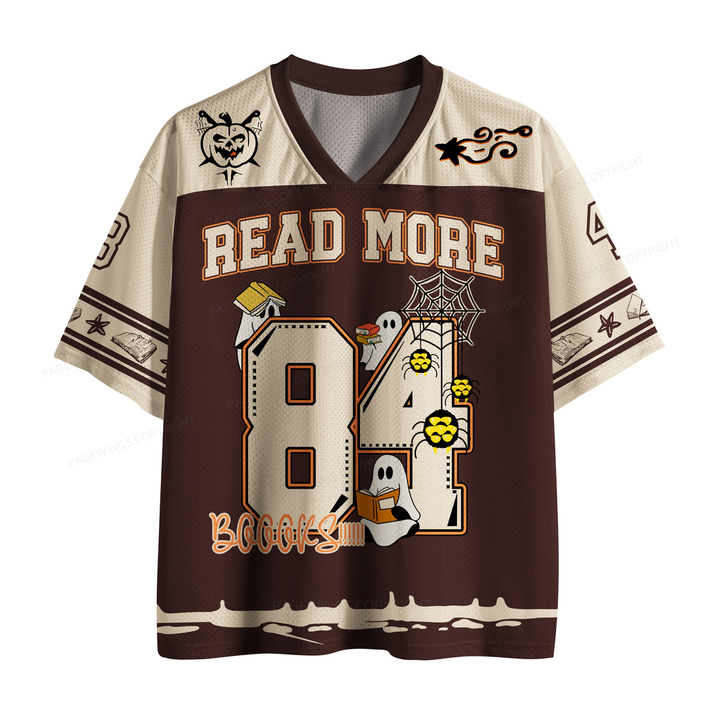 Pagewings Read More Boooks Unisex Mesh Jersey