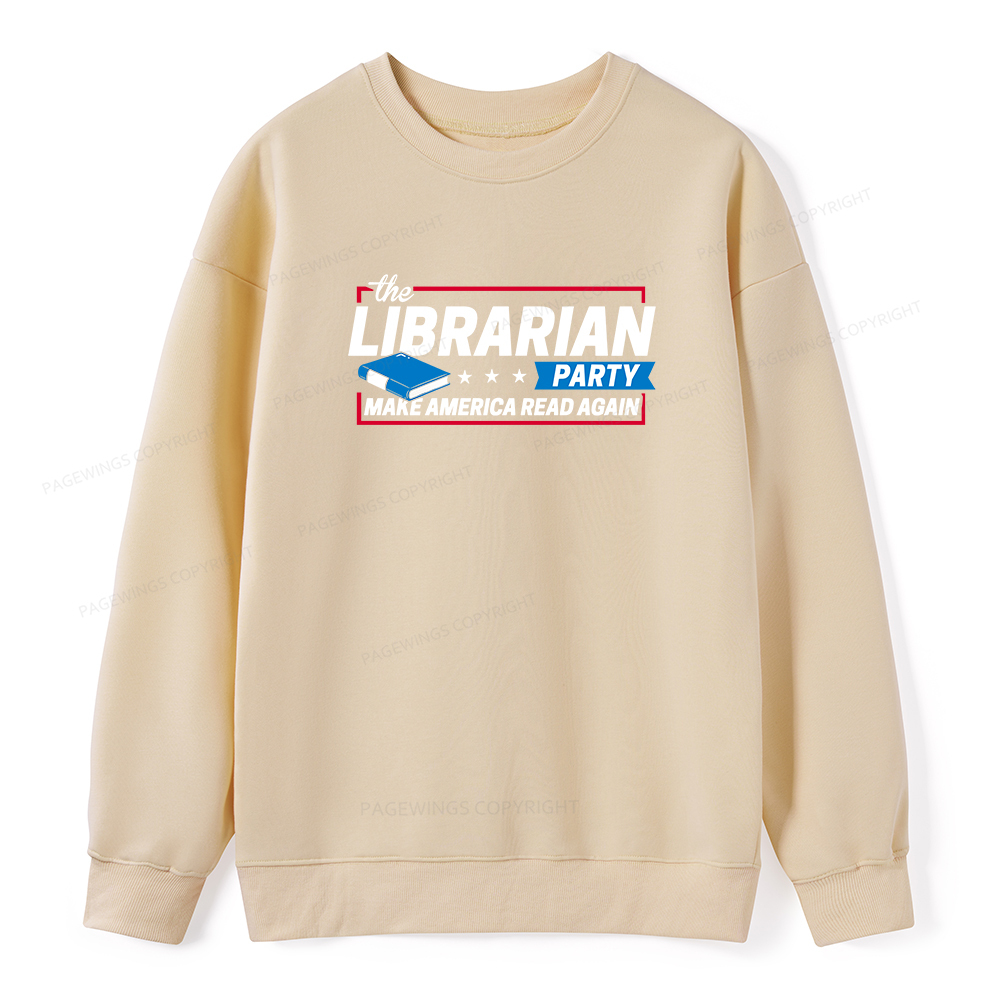 Pagewings The Librarian Party Unisex Classic Sweatshirt