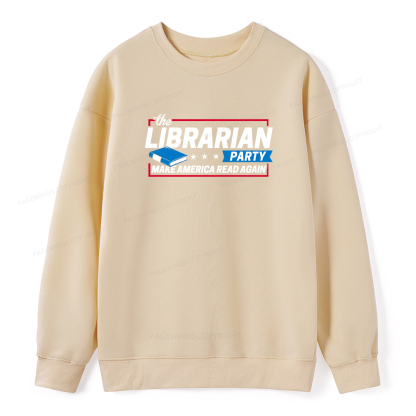 Pagewings The Librarian Party Unisex Classic Sweatshirt