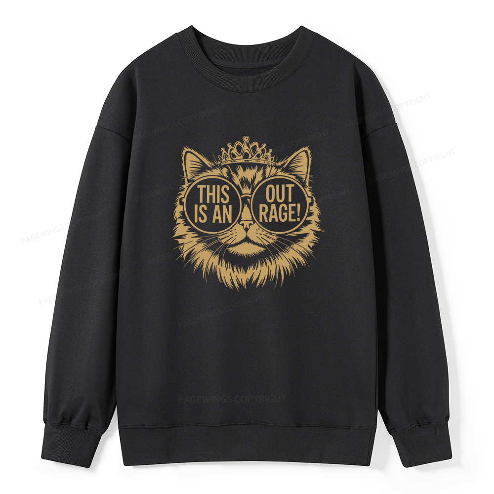 Pagewings This Is An Outrage Unisex Classic Sweatshirt