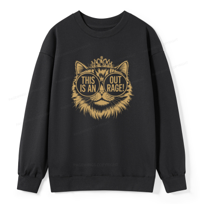 Pagewings This Is An Outrage Unisex Classic Sweatshirt