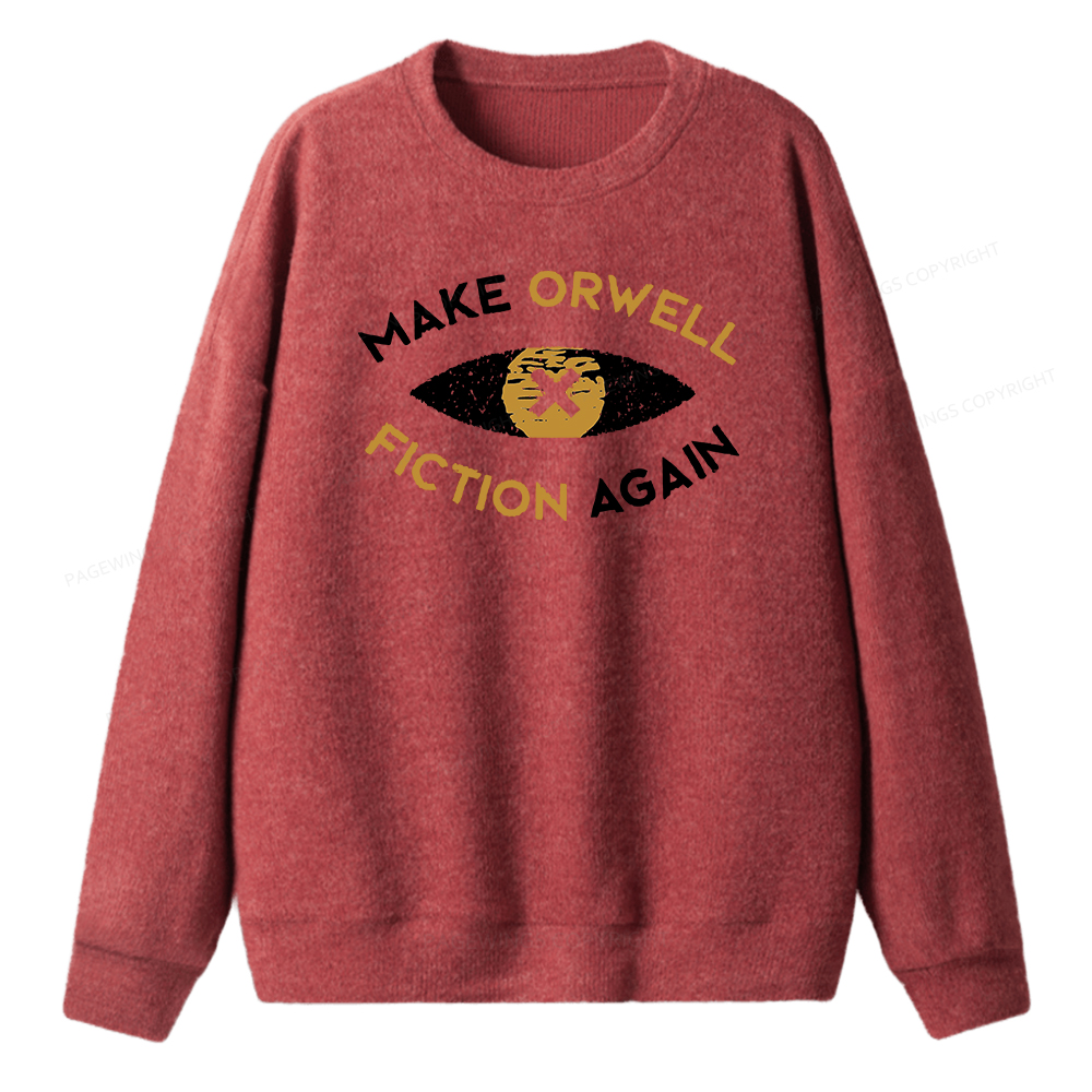 Pagewings Reading Bookish Unisex Knit Sweatshirt