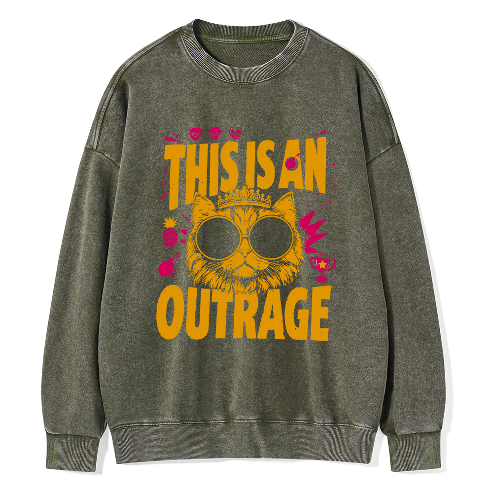 Pagewings Sci-Fi Bookish Unisex Washed Sweatshirt