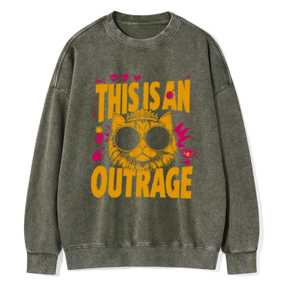 Pagewings Sci-Fi Bookish Unisex Washed Sweatshirt