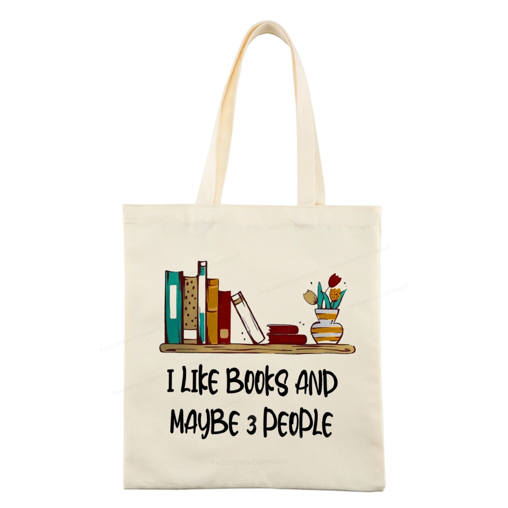 Pagewings  I Like Books World Tote Bag