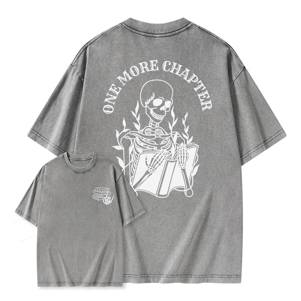Pagewings One More Chapter Unisex Washed T-shirt