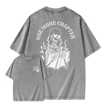 Pagewings One More Chapter Unisex Washed T-shirt