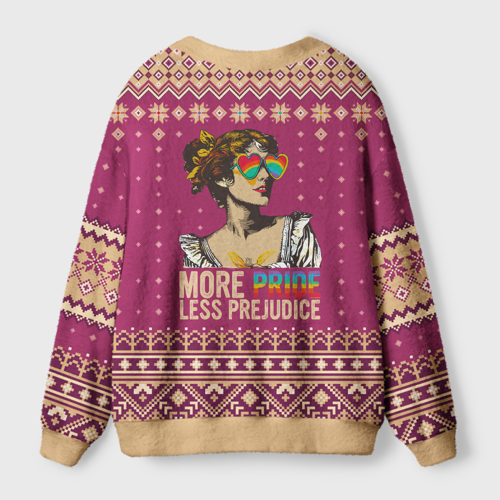 Pagewings More Pride Less Prejudice Light Knit Unisex Cardigan Sweaters