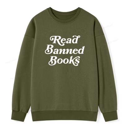 Pagewings Read Banned Books Unisex Classic Sweatshirt