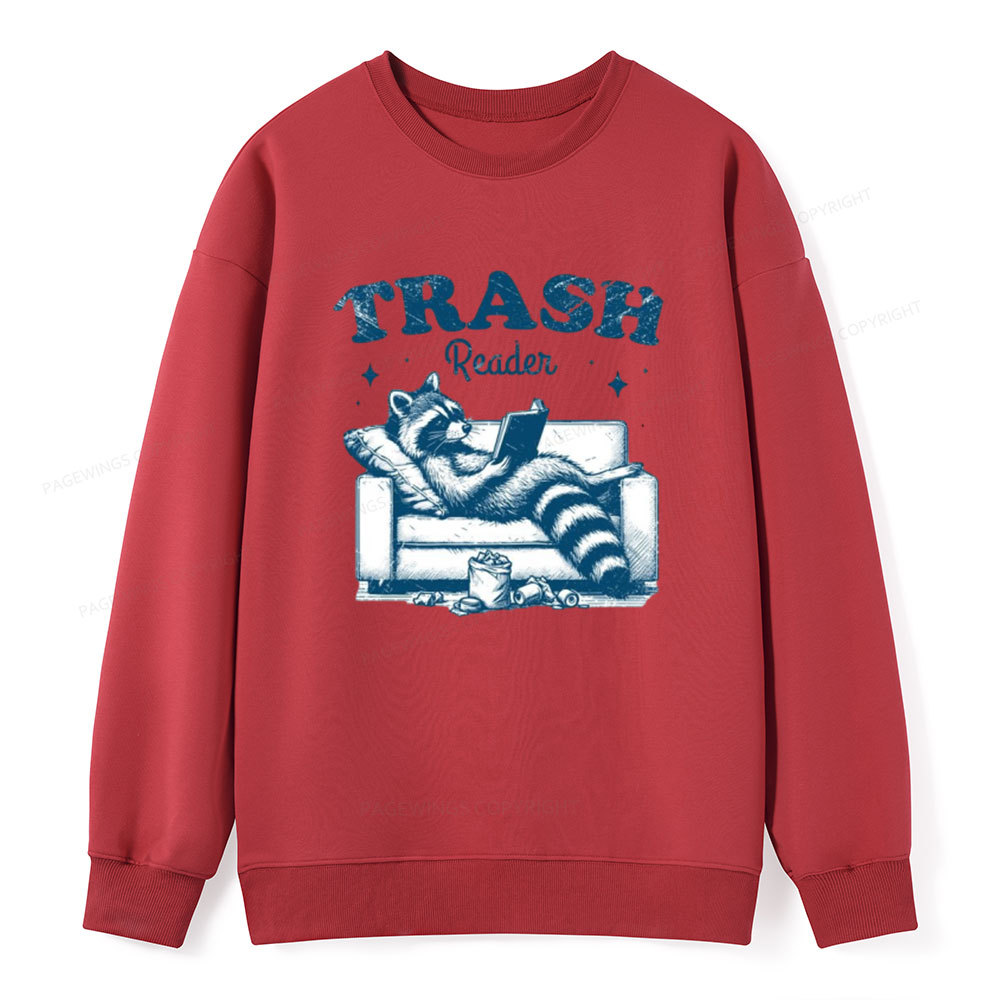 Pagewings Trash Reader Unisex Classic Sweatshirt