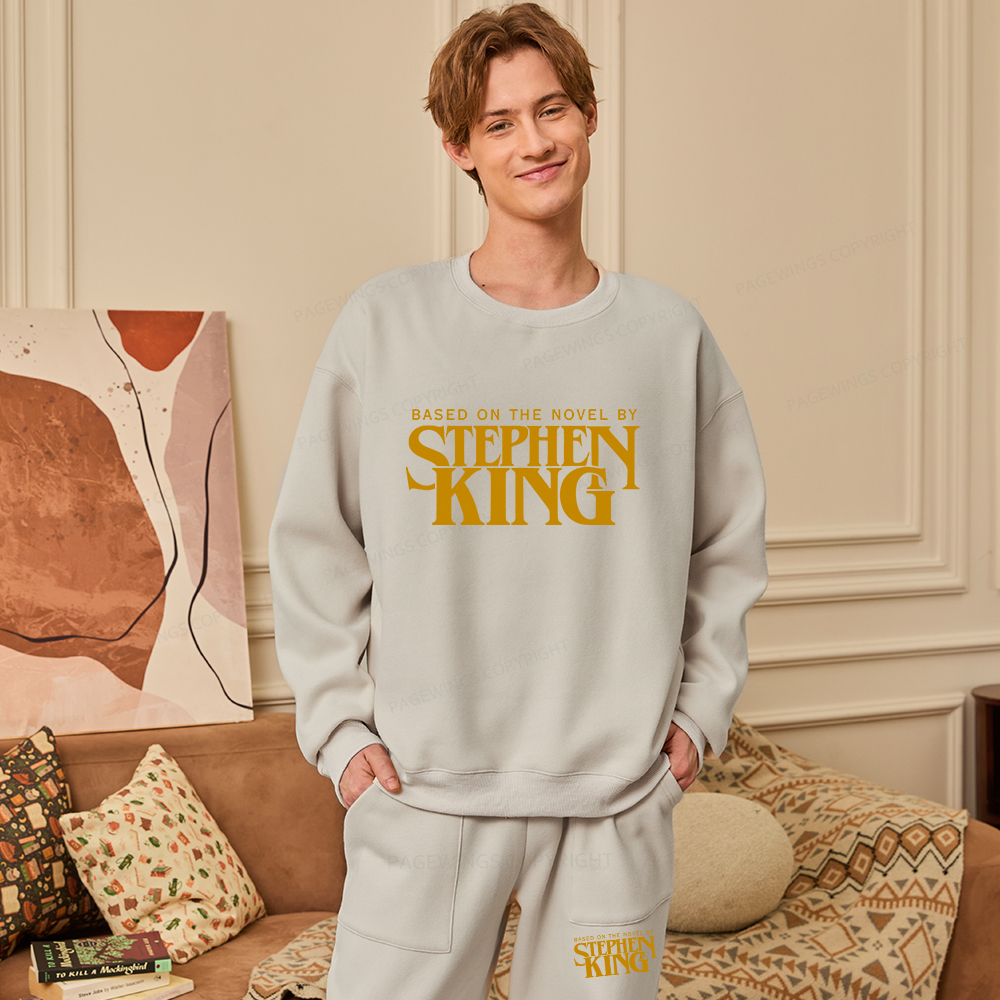 Pagewings Based On A Novel By Stephen King Unisex Fleece Sweatshirt Set 