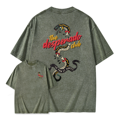 Pagewings The Desperado Club Unisex Washed T-shirt