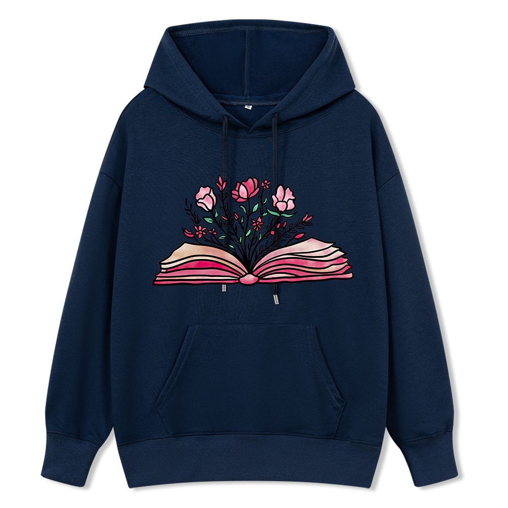 Pagewings Booktrovert Definition Funny Book Lover Png Unisex Classic Hoodie