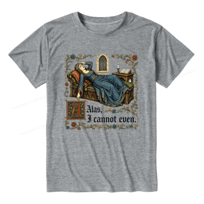 Pagewings Medieval Book Lover Unisex Heather T-Shirt