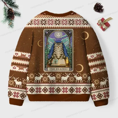 Pagewings The Reader Unisex Ugly Knit Sweatshirt