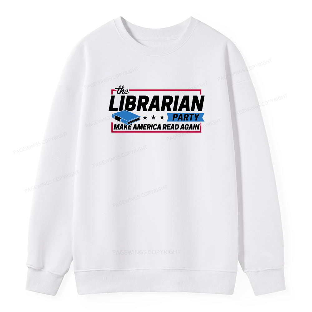 Pagewings The Librarian Party Unisex Classic Sweatshirt