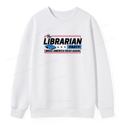 Pagewings The Librarian Party Unisex Classic Sweatshirt