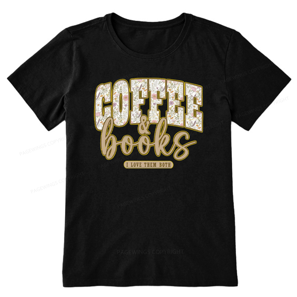 Pagewings Coffee And Books Unisex Classic T-shirt