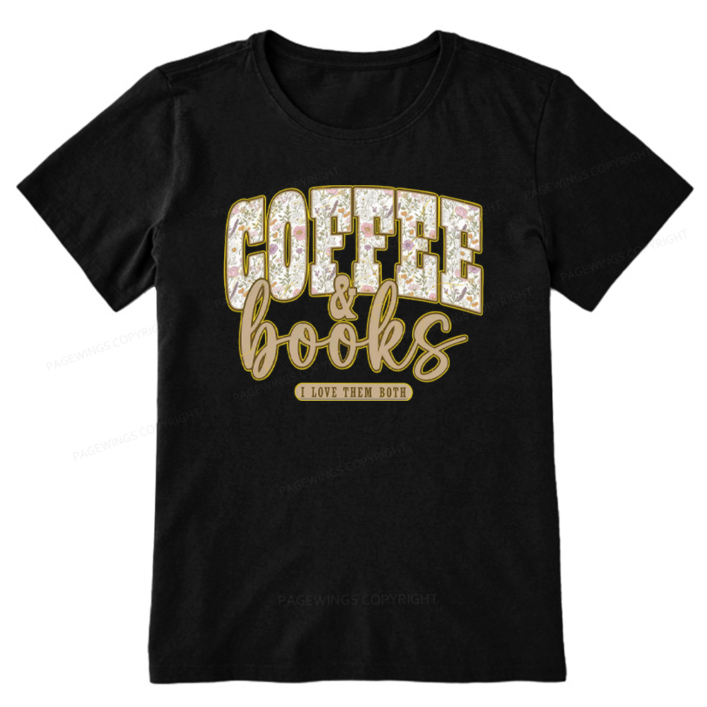 Pagewings Coffee And Books Unisex Classic T-shirt