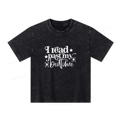Pagewings I Read Past My Bedtime Unisex Tee Unisex Kids Washed T-shirt