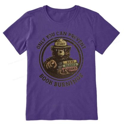 Pagewings Only You Can Prevent Book Burnings Unisex Classic T-shirt