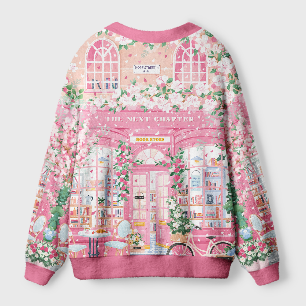 Pagewings Bookstore Light Knit Unisex Cardigan Sweaters