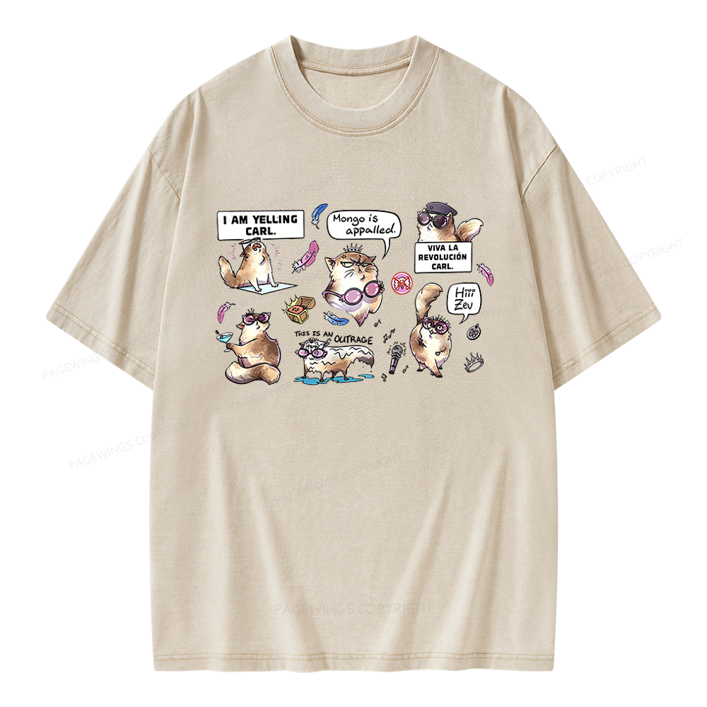 Pagewings Sci Fi Bookish Unisex Washed T-shirt