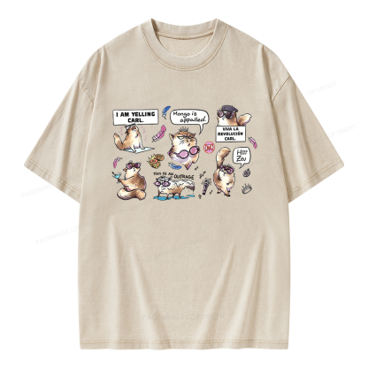Pagewings Sci Fi Bookish Unisex Washed T-shirt