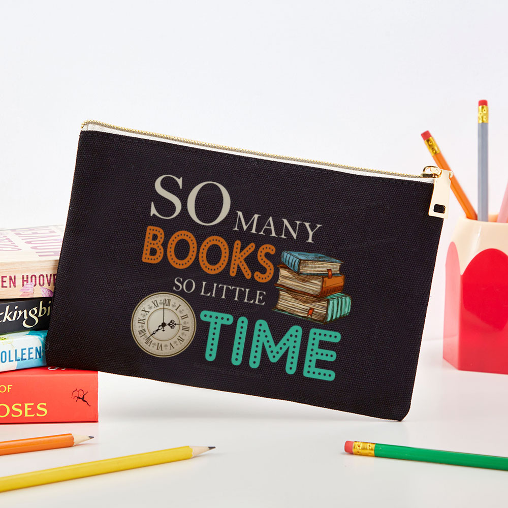 Pagewings So Many Books So Little Time Book Pouch