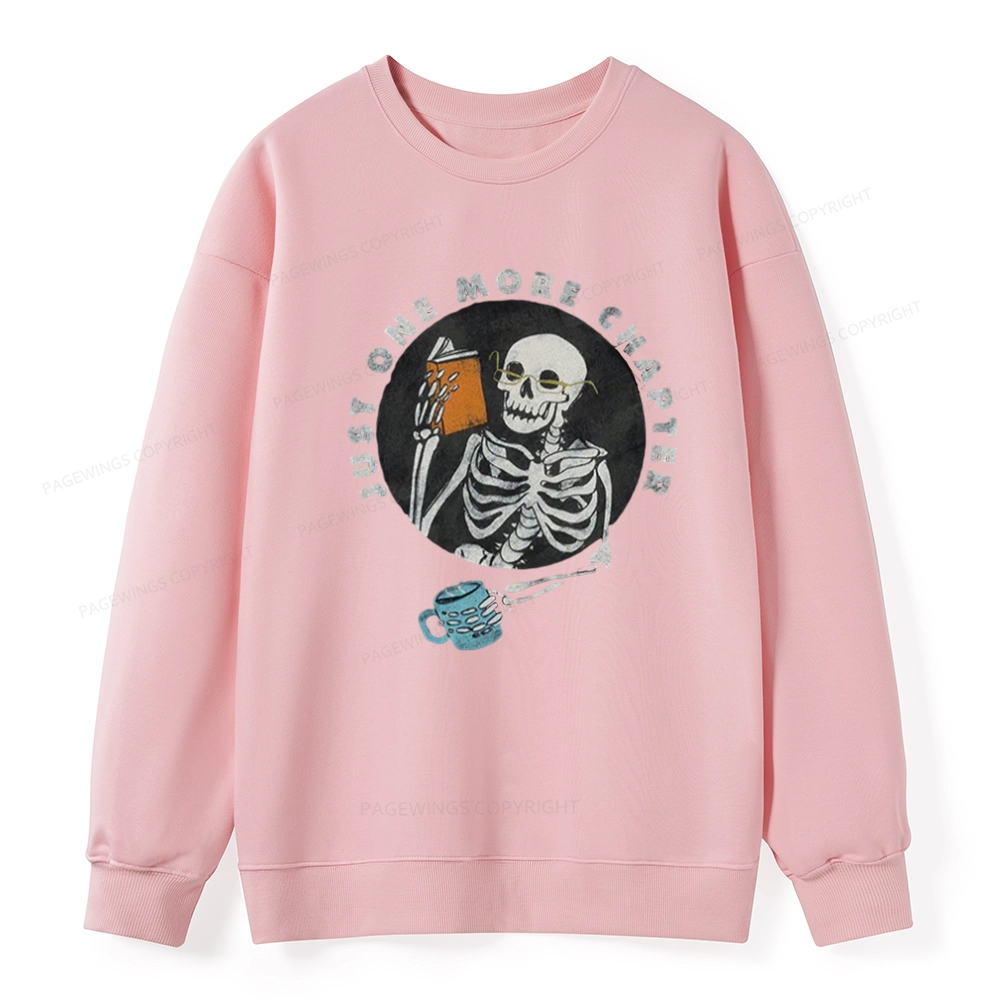Pagewings Halloween Just One More Chapter Unisex Classic Sweatshirt