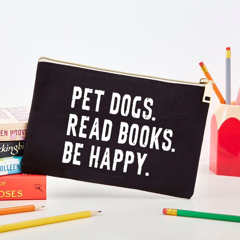 Pagewings Book Sweatshirt, Book Lover Gift Pouch