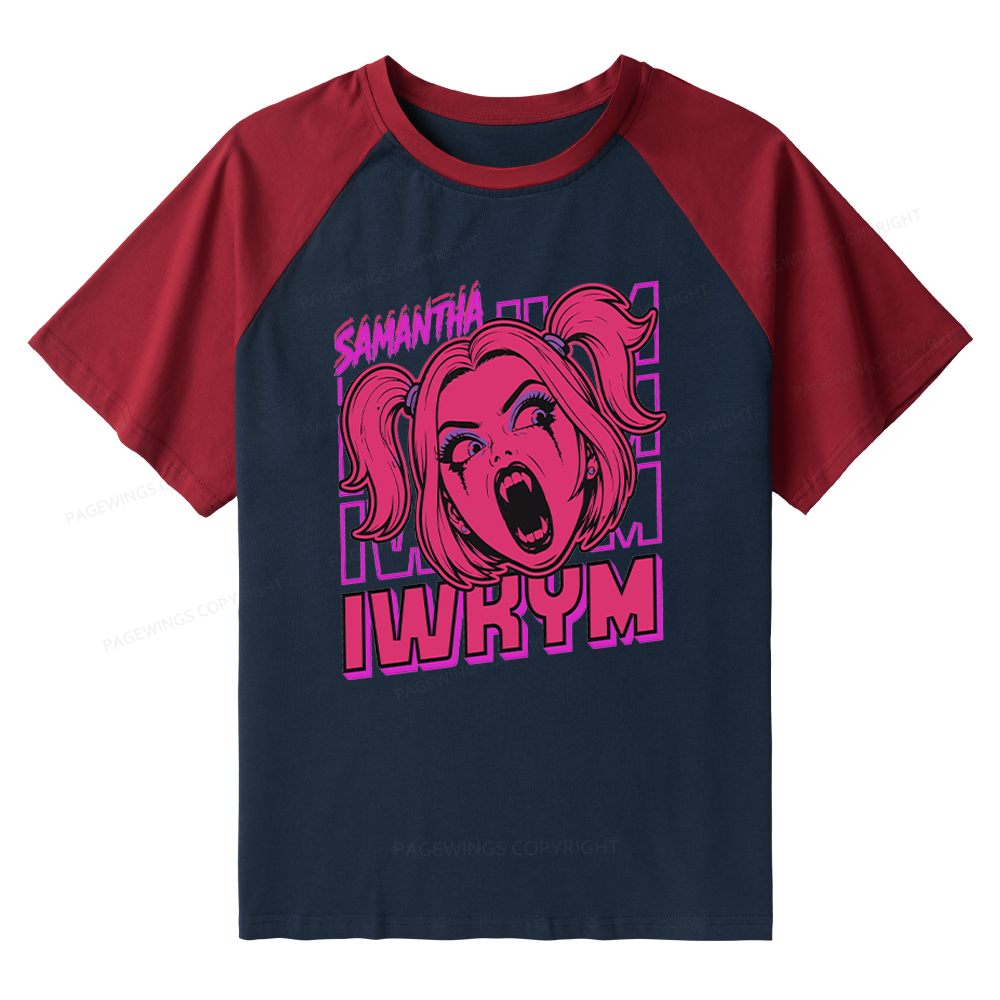 Pagewings Sci Fi Bookish Raglan T-shirt