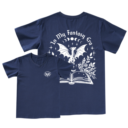 Pagewings In My Fantasy Era V-neck T-shirt