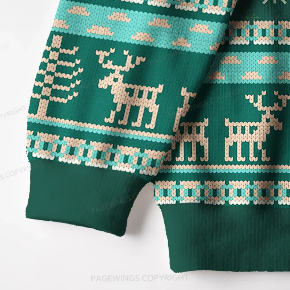 Pagewings Read And We Know What Happened To Them Unisex Ugly Knit Sweatshirt