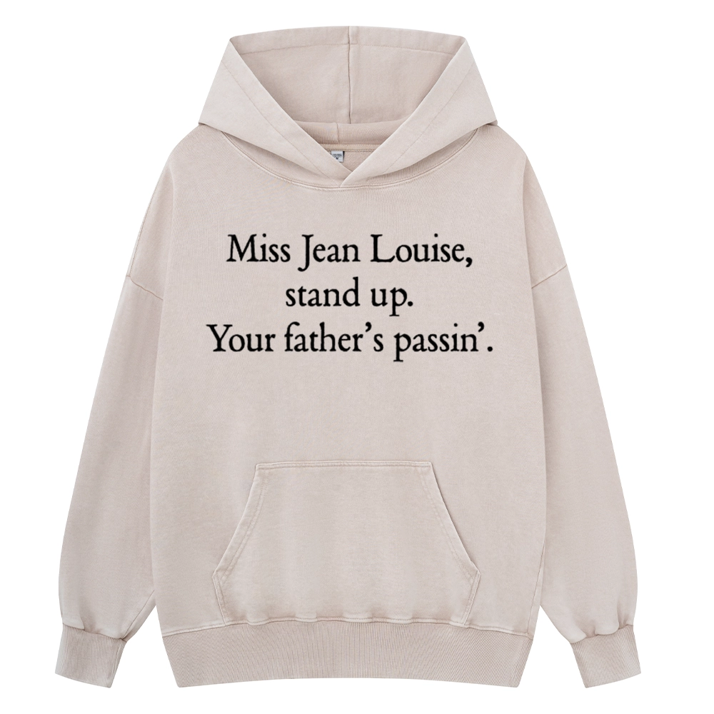 Pagewings Miss Jean Louise Stand Up Unisex Washed Hoodie