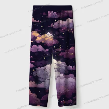 Pagewings Sanctuary Moon Unisex Flannel Pajama Set