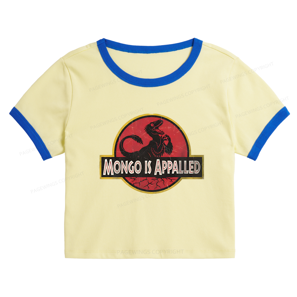 Pagewings Sci-Fi Book Lover Baby Tee Cropped Ringer T-Shirt