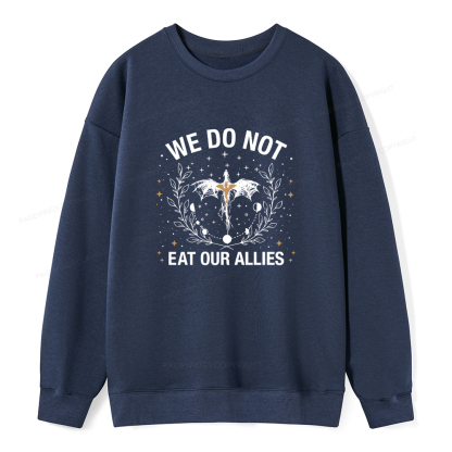 Pagewings We Do Not Eat Our Allies Unisex Classic Sweatshirt