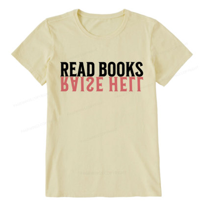 Pagewings Raise Hell Read Books  Unisex Classic T-shirt