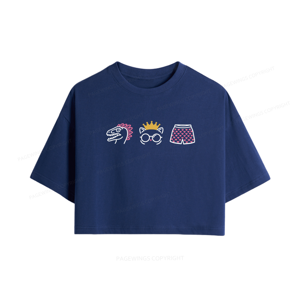 Pagewings Sci Fi Books Lover Women Crop Tops
