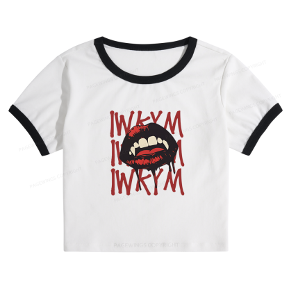 Pagewings Sci-Fi Novel Lover Baby Tee Cropped Ringer T-Shirt
