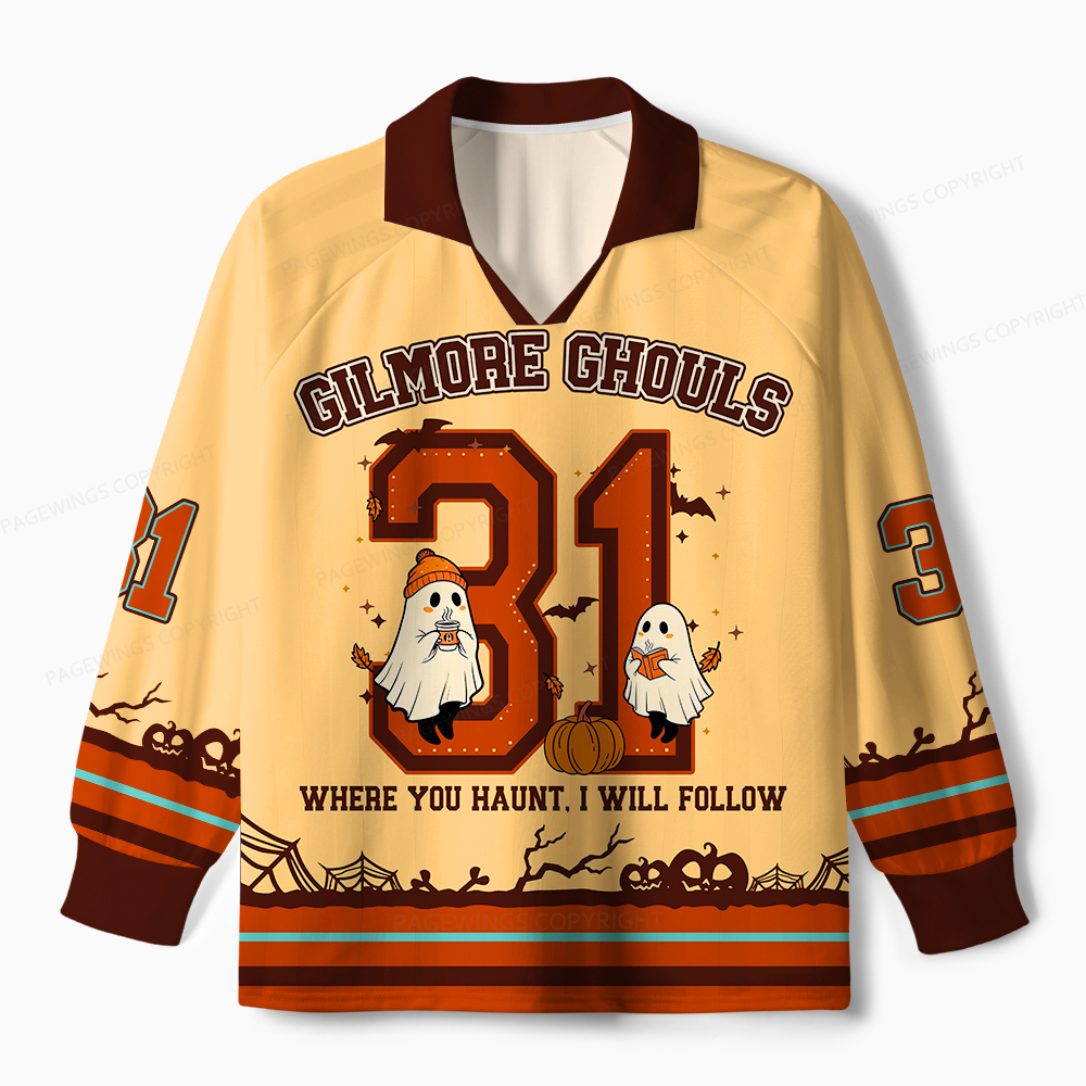 Pagewings Gilmore Ghouls Unisex Long Sleeve Jersey