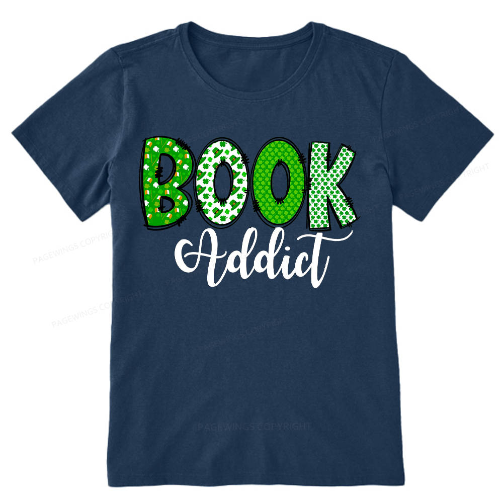 Pagewingsread t Patrick's Day Gift for bookworm,Book Lovers Unisex Classic T-shirt
